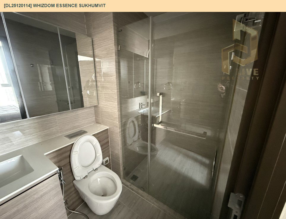 picture DL25120114 Condo for rent, Whizdom Essence Sukhumvit near BTS Punnawithi, ready to move in, call urgently 0638692663 LineID @534wlwof - 7/10