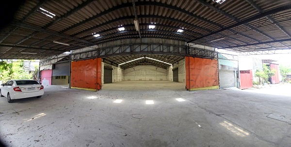 รูป ให้เช่าโกดังรามอินทรา 117 มีนบุรี ขนาดพื้นที่รวม 1,225 ตรม  โกดังสูง 10เมตร  พื้นรับน้ำหนัก 3ตัน มีรปภ 24 ชัวโมง กล้อง CCTV  - รูปที่ 4/5