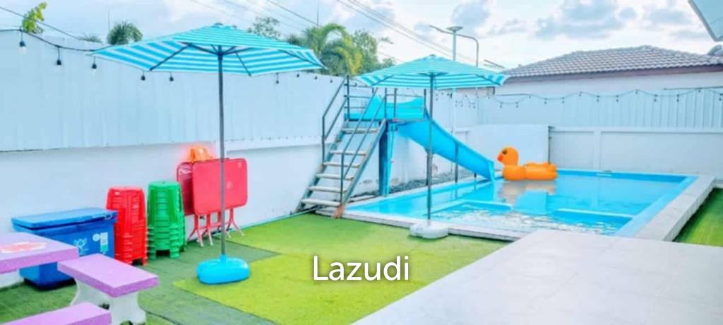 รูป บ้านเดี่ยวทันสมัยพร้อมสระว่ายน้ำและสนามเด็กเล่นในบางเสร่ สัตหีบ - รูปที่ 15/18