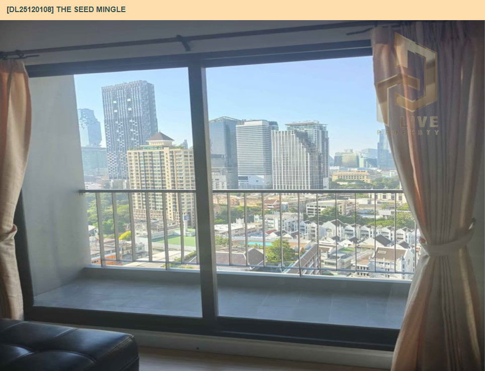picture DL25120108 Condo for rent, The Seed Mingle near BTS Sala Daeng, ready to move in, call urgently 0638692663 LineID @655ebbvc - 12/12
