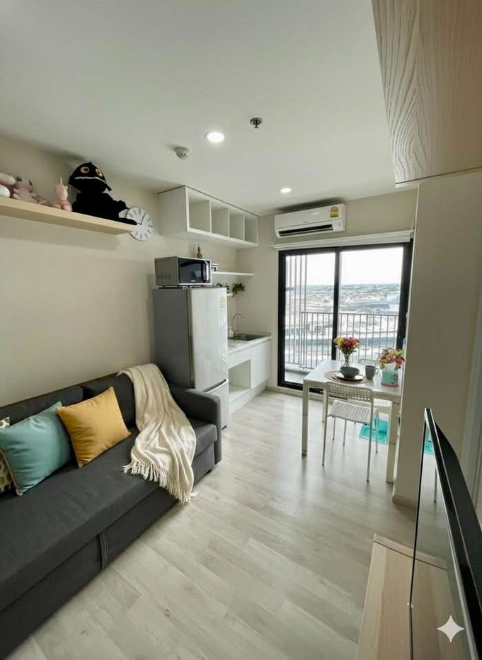 รูป code : E63 ให้เช่าคอนโด พลัมคอนโด เซ็นทรัล สเตชั่น เฟส 1 (Plum Condo Central Station Phase 1) | ชั้น 17 ระเบียงวิวเซ็นทรัลเวสต์เกต เฟอร์ครบพร้อมอยู่ - รูปที่ 6/6