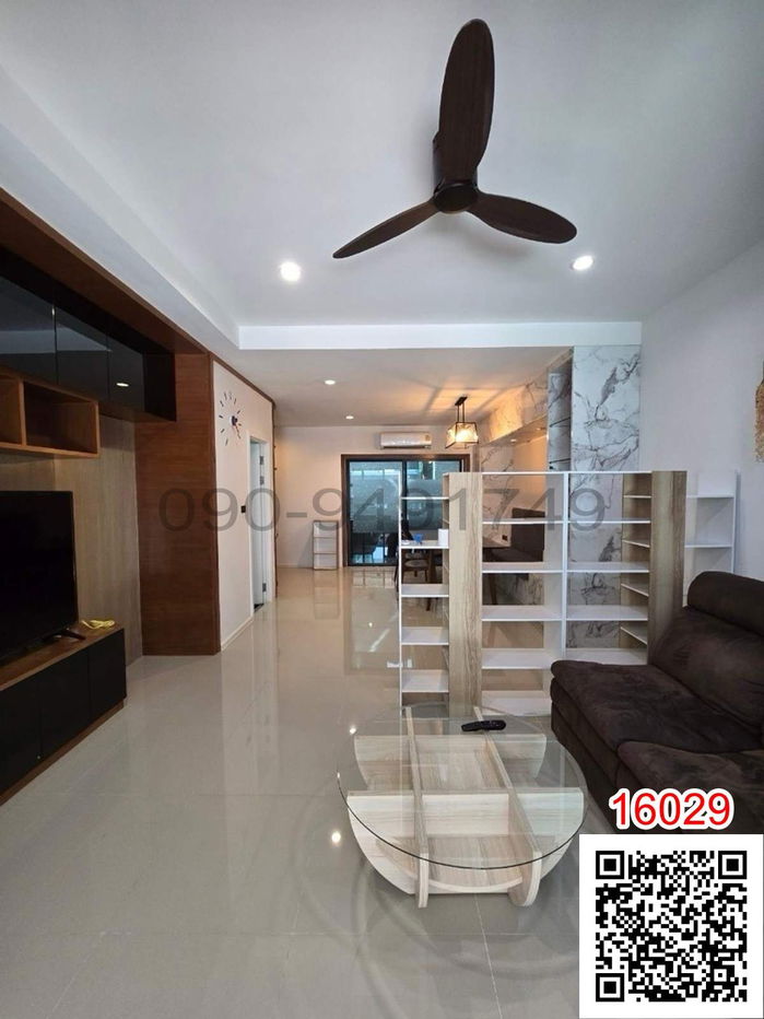 รูป เช่า ทาวน์โฮม 3 ชั้น สไตล์โมเดิร์น หมู่บ้าน Plex Residence เกษตร-นวมินทร์ ซอยนวมินทร์ 111 - รูปที่ 2/7