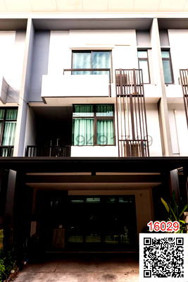 เช่าทาวน์โฮม เขตบึงกุ่ม : เช่า ทาวน์โฮม 3 ชั้น สไตล์โมเดิร์น หมู่บ้าน Plex Residence เกษตร-นวมินทร์ ซอยนวมินทร์ 111