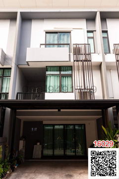 เช่า ทาวน์โฮม 3 ชั้น สไตล์โมเดิร์น หมู่บ้าน Plex Residence เกษตร-นวมินทร์ ซอยนวมินทร์ 111