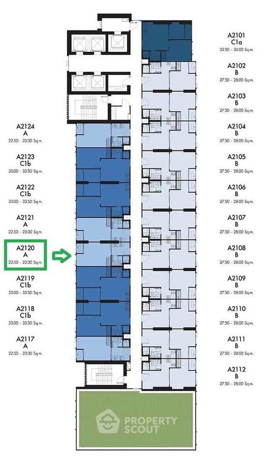 picture 1-BR Condo at Denim Jatujak near MRT Chatuchak Park (ID 1974454) - 17/26