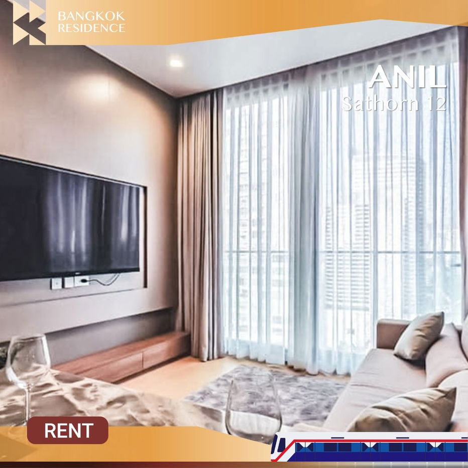 picture Rare Unit! ANIL Sathorn 12 ð Stunning & High-Floor Unit ð Near BTS Saint Louis - 1/5
