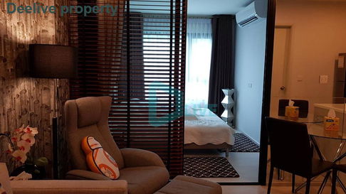 DL007169 Condo for rent, Life Asoke - Rama 9 near MRT พระราม 9, ready to move in, call urgently 0638692663 LineID @534wlwof