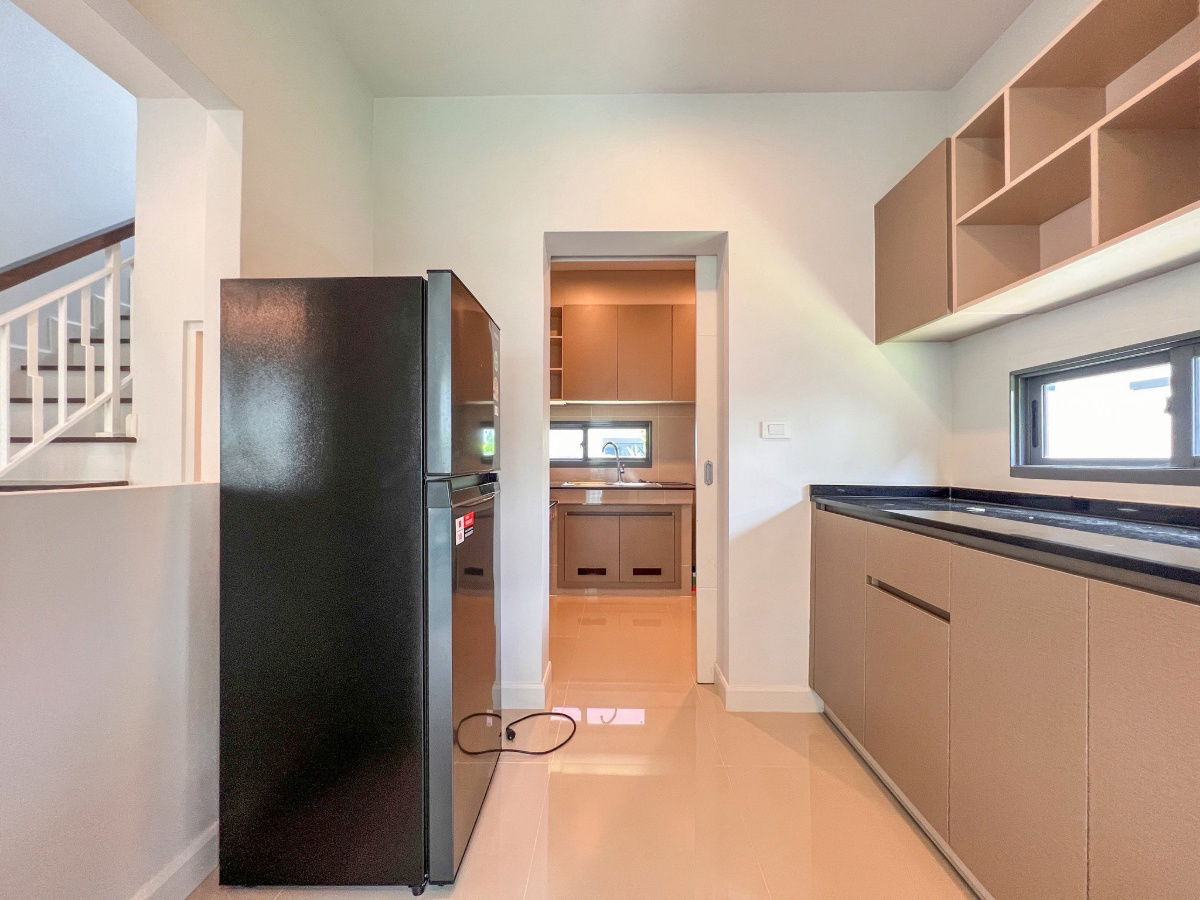 picture Single house for rent ✨ Saransiri Chaiyaphruek-Chaengwattana ✨ 3 bedrooms, 3 bathrooms, fully furnished and equipped with appliances - 10/11