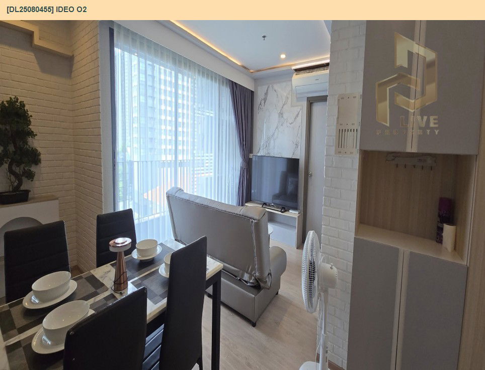 รูป DL25080455 ให้เช่าคอนโด ไอดีโอ โอทู (IDEO O2) ใกล้ BTS บางนา พร้อมเข้าอยู่ โทรด่วน 0638692663 LineID @897iyzll - รูปที่ 6/16