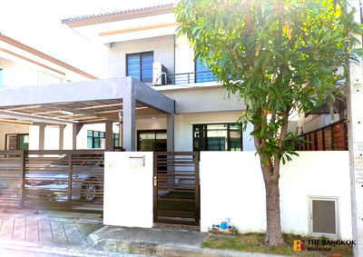 บ้านเดี่ยว สมุทรปราการ : Areeya Como Botanica ต่อเติมครบ พร้อมเข้าอยู่ทันที