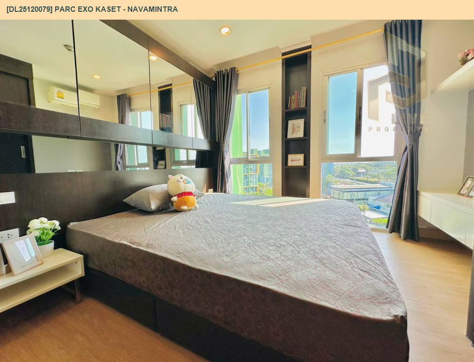 รูป DL25120079 ให้เช่าคอนโด พาร์ค เอ็กโซ เกษตร - นวมินทร์ (Parc Exo Kaset - Navamintra) ใกล้ - พร้อมเข้าอยู่ โทรด่วน 0614453194 LineID @162cjixi - รูปที่ 2/12