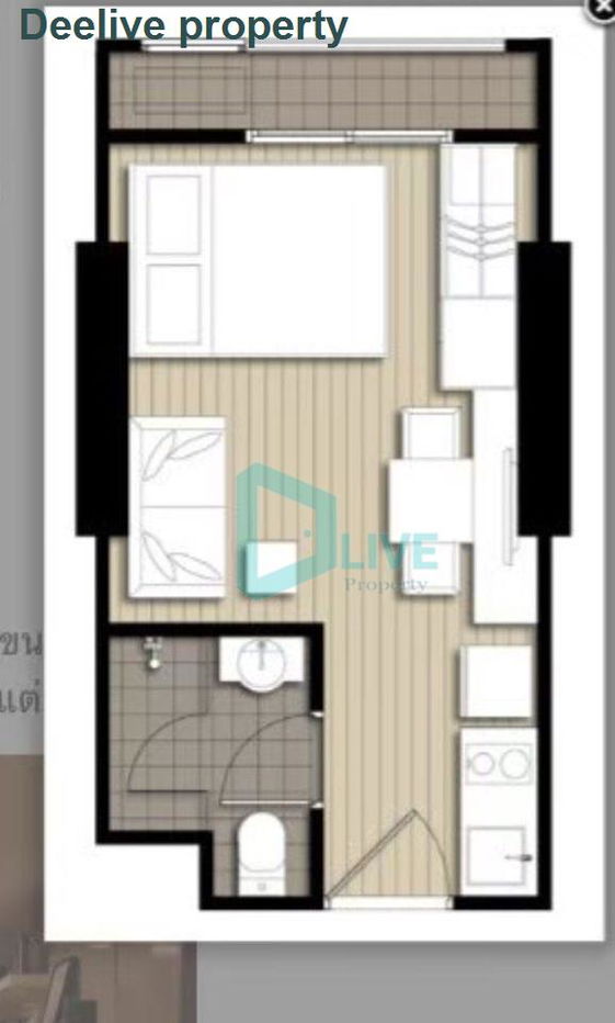 picture DL003004 Condo for rent, IDEO Wutthakat near BTS Wutthakat, ready to move in, call urgently 0638692663 LineID @162cjixi - 7/8