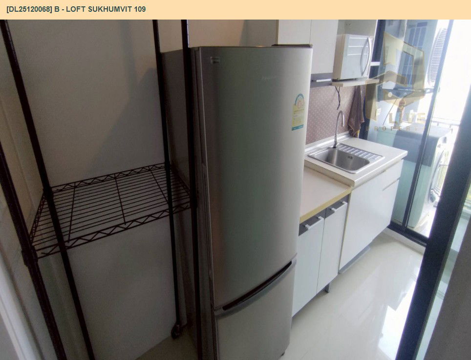 รูป DL25120068 ให้เช่าคอนโด บี ลอฟท์ สุขุมวิท 109 (B - Loft Sukhumvit 109) ใกล้ BTS แบริ่ง พร้อมเข้าอยู่ โทรด่วน 0614453194 LineID @162cjixi - รูปที่ 5/13