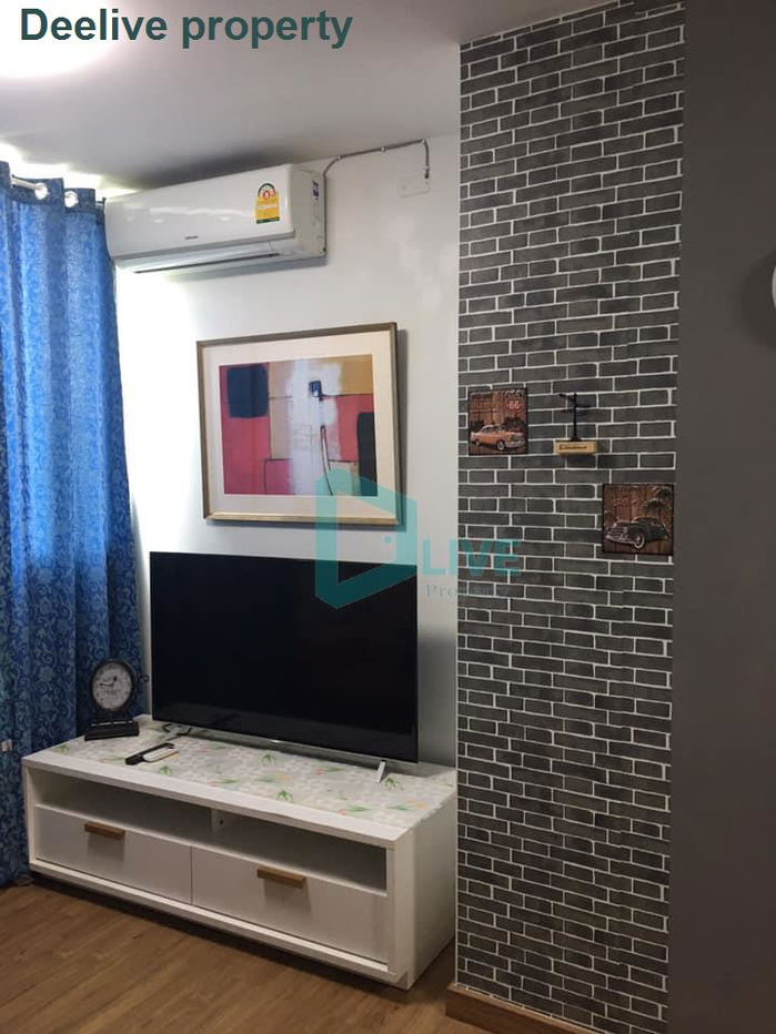picture DL001409 Condo for rent, Bliz Condominium Rama 9 - Hua Mak near ARL Hua Mak, ready to move in, call urgently 0638692663 LineID @655ebbvc - 3/8