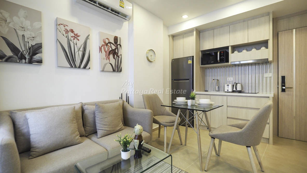 รูป 🛏️ 1 ห้องนอน - 🛁 1 ห้องน้ำ - 🏙️ Pool Views - 🇹🇭 ชื่อไทย - 🏢 Harmonia City Garden Pattaya - รหัส: HMN07 - รูปที่ 4/13