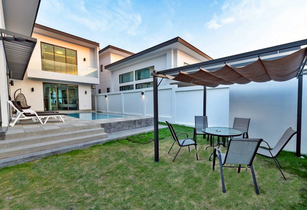 รูป วิลล่าหรู 3 ห้องนอนพร้อมสระว่ายน้ำให้เช่า – ชากนอก พัทยาตะวันออก - รูปที่ 19/19