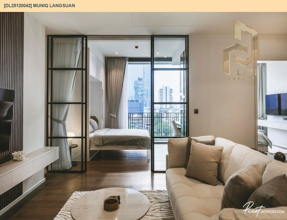 รูป DL25120042 ให้เช่าคอนโด มิวนีค หลังสวน (Muniq Langsuan) ใกล้ BTS ชิดลม พร้อมเข้าอยู่ โทรด่วน 0614453194 LineID @162cjixi - รูปที่ 6/8