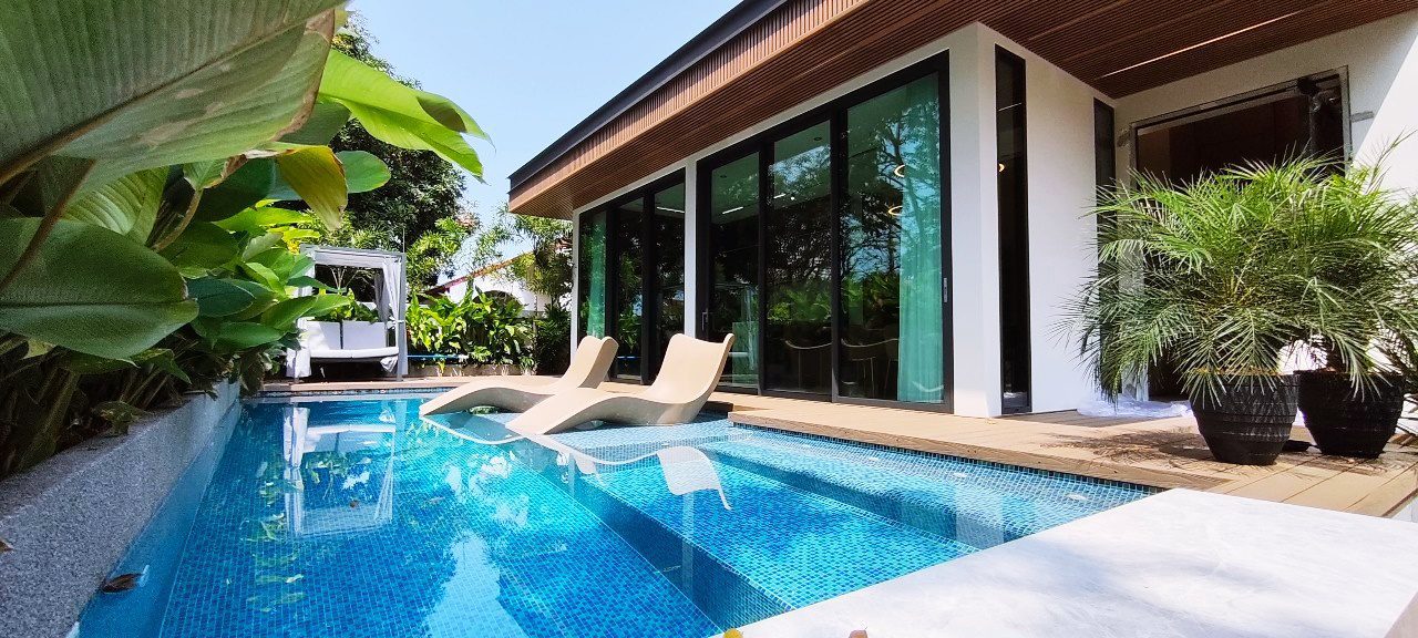 รูป พูลวิลล่าหรูทันสมัยในจอมเทียน - รูปที่ 3/31