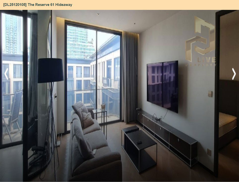 picture DL25120105 Condo for rent, The Reserve 61 Hideaway near BTS ทองหล่อ, ready to move in, call urgently 0638692663 LineID @534wlwof - 7/11