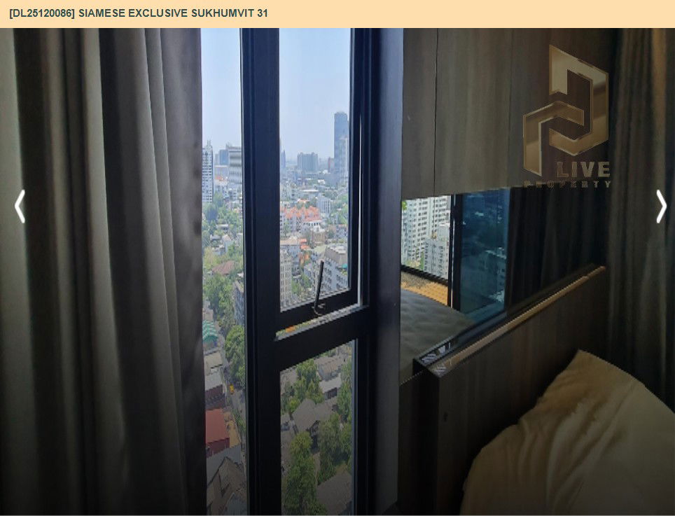 picture DL25120086 Condo for rent, Siamese Exclusive Sukhumvit 31 near BTS Phrom Phong, ready to move in, call urgently 0638692663 LineID @655ebbvc - 8/11