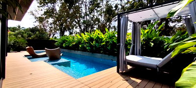 บ้านเดี่ยว ถนนจอมเทียนสาย 1 : พูลวิลล่าหรูทันสมัยในจอมเทียน