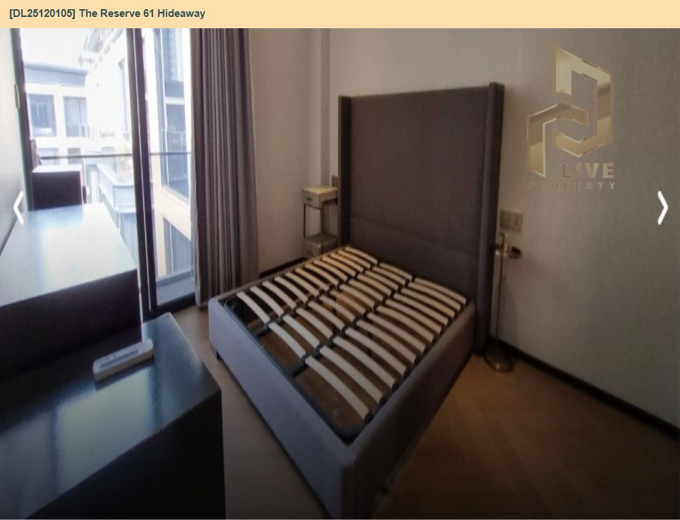 picture DL25120105 Condo for rent, The Reserve 61 Hideaway near BTS ทองหล่อ, ready to move in, call urgently 0638692663 LineID @534wlwof - 3/11