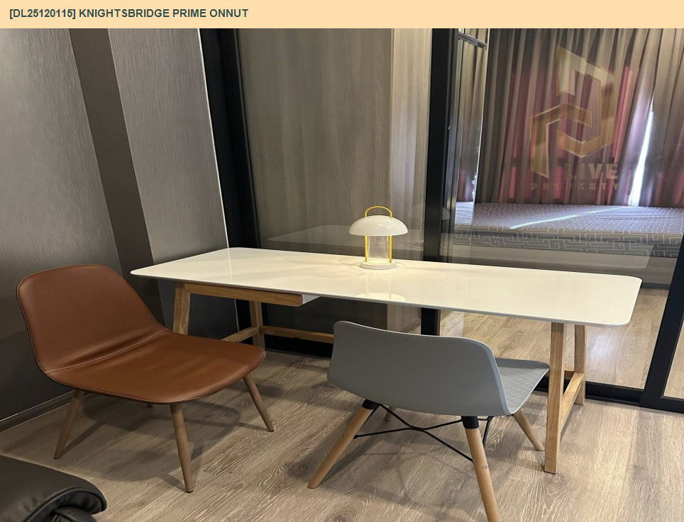 รูป DL25120115 ให้เช่าคอนโด ไนท์บริดจ์ ไพร์ม อ่อนนุช (Knightsbridge Prime Onnut) ใกล้ BTS อ่อนนุช พร้อมเข้าอยู่ โทรด่วน 0800343450 LineID @655ebbvc - รูปที่ 8/10