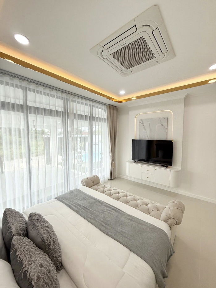 รูป ขายพูลวิลล่าชั้นเดียวสไตล์โมเดิร์นคลาสสิก – ห้วยใหญ่ พัทยา - รูปที่ 8/20