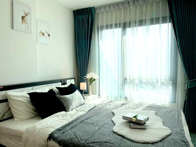 Condos for rent : 🔺 For Rent Condo RICH PARK @ TRIPLE STATION Building 1, Floor 34,1 bed room, Room size 28 sqm