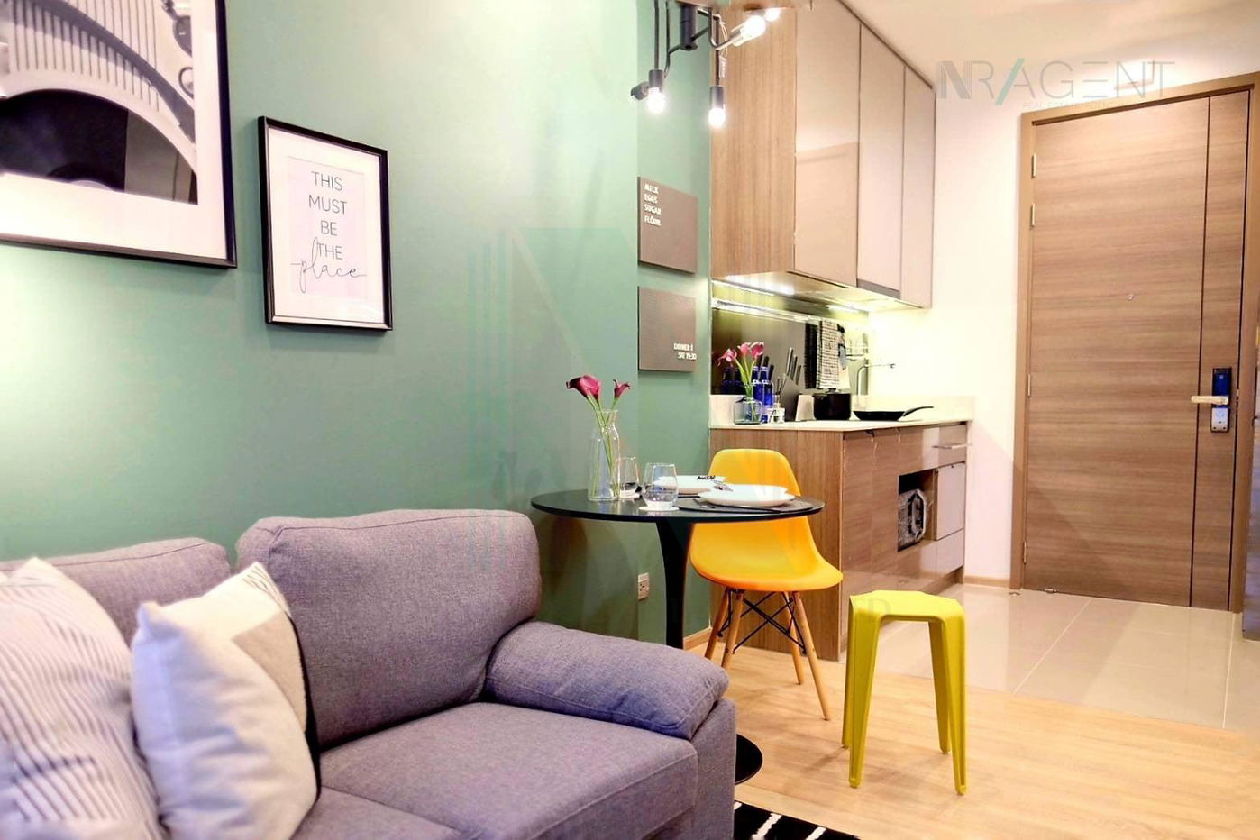 รูป 🔺 ให้เช่าคอนโด เดอะ ไลน์ พหลฯ-ประดิพัท อาคาร 1 ชั้น 31 1 ห้องนอน ขนาด 34.00 ตรม ใกล้ Big C สะพานควาย - รูปที่ 6/8