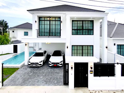 บ้านเดี่ยว ถนนห้วยใหญ่ : ขายพูลวิลล่า 4 ห้องนอนกว้างขวาง – ห้วยใหญ่