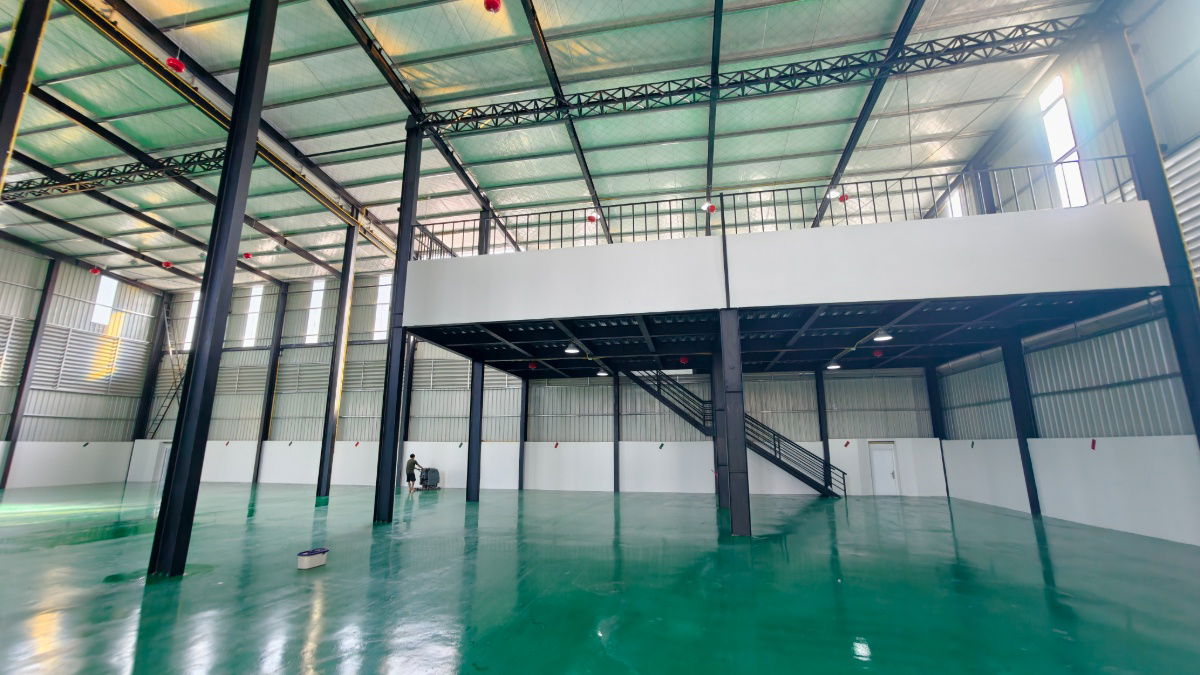 รูป ให้เช่าโกดัง บางพลับ 3 ชัยพฤกษ์-ราชพฤกษ์ ขนาด 2 ไร่ พื้นที่ใช้สอยเต็มพื้นที่ 3600 ตรม. ขนาดพื้นที่ใช้สอยตัวโกดัง 2200 ตรม พร้อมบ้านพักคนงาน 11 ห้อง - รูปที่ 13/28