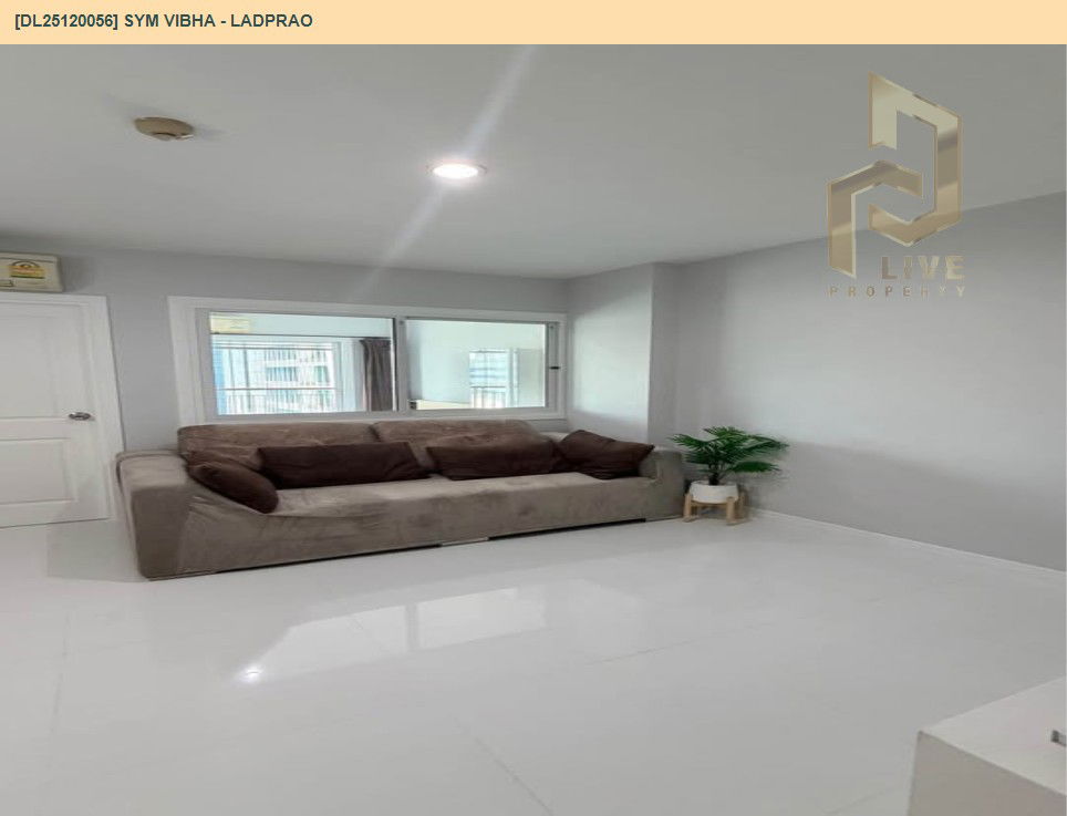 picture DL25120056 Condo for rent, SYM Vibha - Ladprao near BTS Chatuchak park, ready to move in, call urgently 0638692663 LineID @162cjixi - 2/9