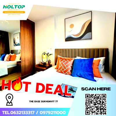 Condos for sale : #Z3455💥 021268 🔥 Condo for sale: THE BASE Sukhumvit 77