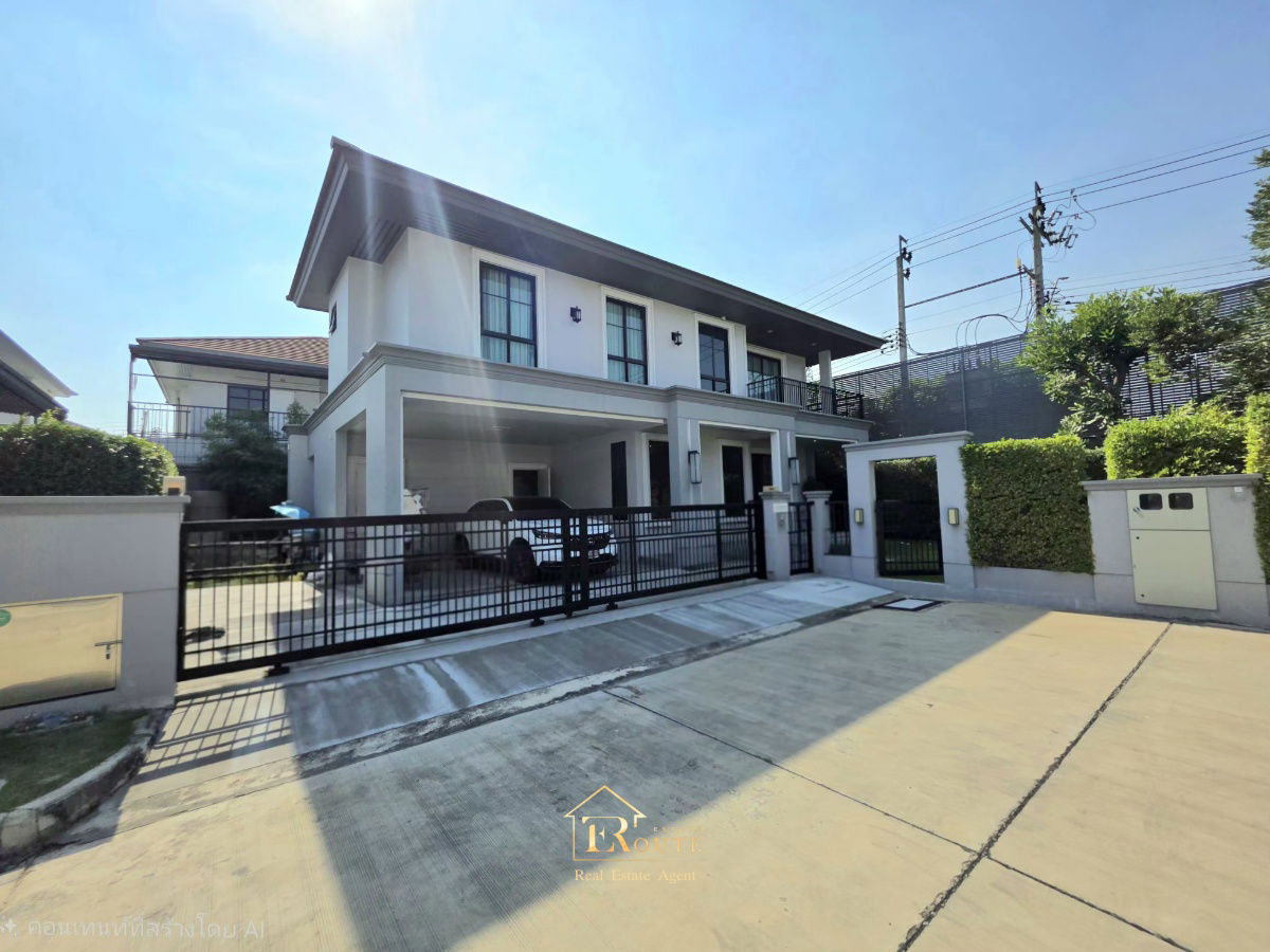 รูป ขายบ้านเดี่ยว เศรษฐสิริ แจ้งวัฒนะ-ประชาชื่น 2 แปลงมุม 84.8 ตร.ว. ใกล้ทางพิเศษอุดรรัถยา ด่านศรีสมาน ใกล้เมืองทองธานี - รูปที่ 1/37