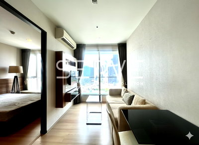 Condos for sale : 🔥4.99 MB🔥 - 1 Bed 35.28 sq.m. High Fl. 15+ Good Location BTS Saphan Taksin station 340 m. at Rhythm Sathorn Condo  / For Sale