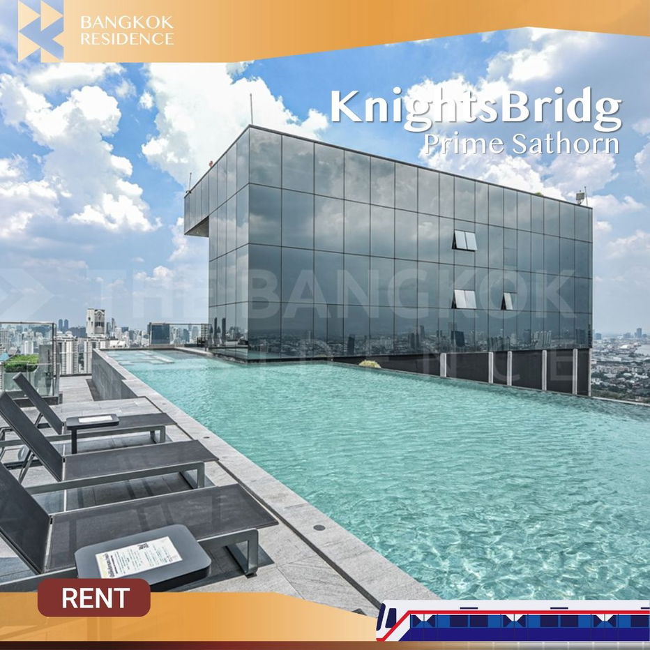 picture  KnightsBridge Prime Sathorn 🛌🏻 Beautiful fully-furnished unit 🌟 Near BTS Chong Nonsi  - 1/6