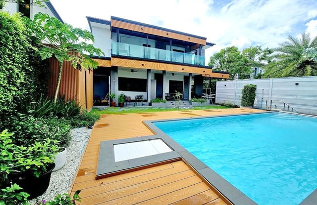 รูป คฤหาสน์ บางนา กม7 5นอน เมกา บางนา 1.8 กม. สระว่ายน้ำส่วนตัว เฟอร์ฯ แอร์ ร่มรื่น โฮมออฟฟิศ 6 น้ำ ถ.บางนา-ตราด - รูปที่ 1/8