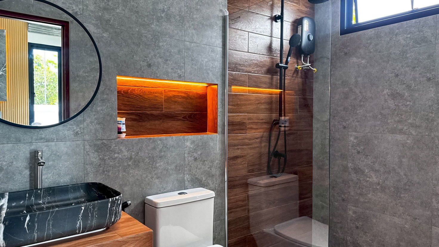 picture New Pool Villa Near Bang Saray Beach & Mountain Views - 14/17