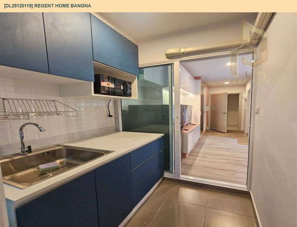 รูป DL25120119 ให้เช่าคอนโด รีเจ้นท์ โฮม บางนา (Regent home bangna) ใกล้ BTS บางนา พร้อมเข้าอยู่ โทรด่วน 0614453194 LineID @162cjixi - รูปที่ 9/10
