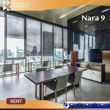  Nara 9 💎 ห้องสวย พร้อมเฟอร์ครบจัดเต็ม✨ ใกล้ BRT อาคารสงเคราะห์ 