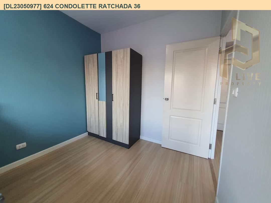 picture DL23050977 Condo for rent, 624 Condolette Ratchada 36 near MRT ลาดพร้าว, ready to move in, call urgently 0638692663 LineID @655ebbvc - 3/10