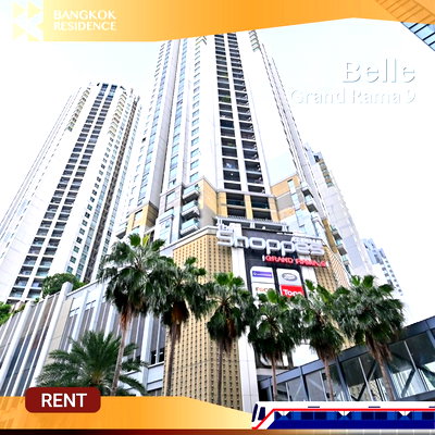Condos for rent : Belle Grand Rama 9 🌃 Stunning Great View Unit 💖  Near MRT Rama 9 