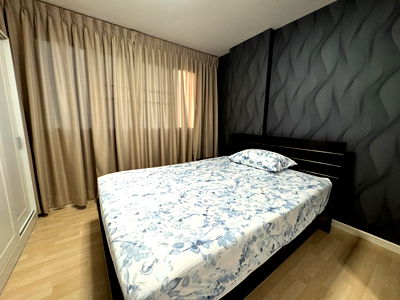 คอนโดให้เช่า : ให้เช่า ดีคอนโด รามอินทรา Dcondo Ram Intra รามอินทรา 47 อยู่ติดถนน รีโนเวทใหม่  ปูวอล์เปเปอร์ สวย ห้องกว้าง เฟอร์นิเจอร์-ไฟฟ้าครบว่าง 9 ธค 