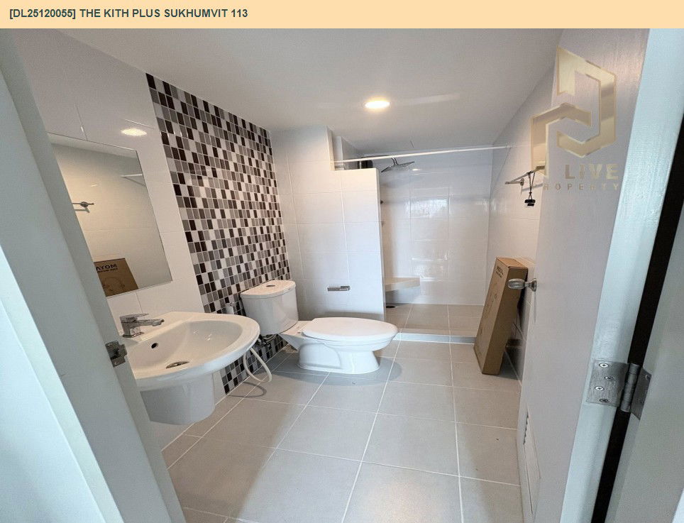 รูป DL25120055 ให้เช่าคอนโด เดอะ คิทท์ พลัส สุขุมวิท 113 (The Kith Plus Sukhumvit 113) ใกล้ BTS สำโรง พร้อมเข้าอยู่ โทรด่วน 0800343450 LineID @655ebbvc - รูปที่ 10/11