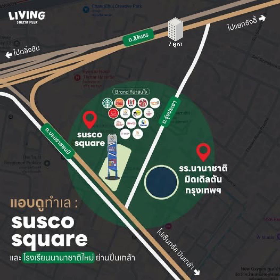 รูป อาคารพาณิชย์ 7 คูหา 5 ชั้น ปิ่นเกล้า ติดถนนใหญ่สิรินธร ตรงข้ามช่างชุ่ย พท. 189 ตรว พื้นที่ใช้สอย 2500 ตรม ที่จอดรถ 10 คัน++ - รูปที่ 20/21