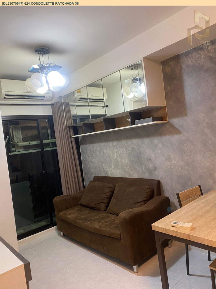 picture DL23070647 Condo for rent, 624 Condolette Ratchada 36 near MRT ลาดพร้าว, ready to move in, call urgently 0638692663 LineID @534wlwof - 2/8