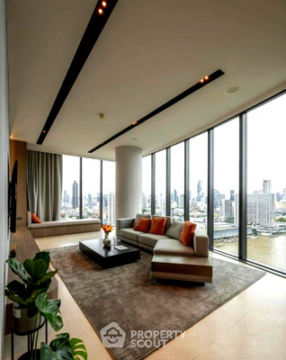 Condos for rent Klongsan Station : 2-BR Condo at Banyan Tree Residences Riverside Bangkok near MRT Hua Lamphong (ID 1913838)