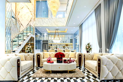 บ้านเดี่ยว สัตหีบ ชลบุรี : ขายวิลล่าหรู 7 ห้องนอนในนาจอมเทียน