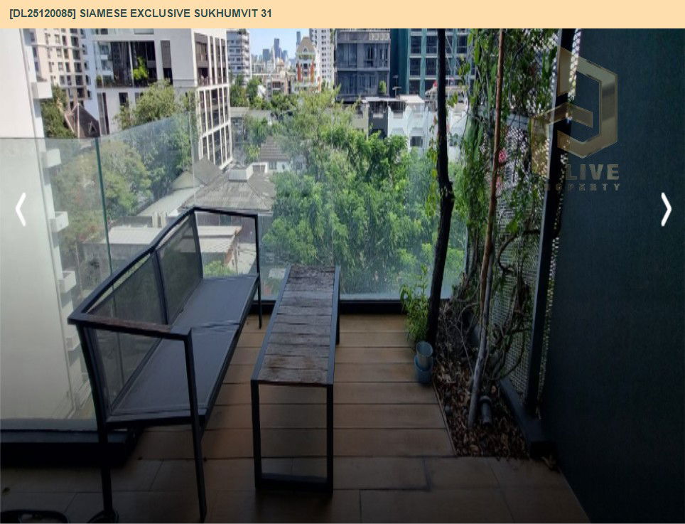 รูป DL25120085 ให้เช่าคอนโด ไซมิส เอ็กซ์คลูซีฟ สุขุมวิท 31 (Siamese Exclusive Sukhumvit 31) ใกล้ BTS พร้อมพงษ์ พร้อมเข้าอยู่ โทรด่วน 0614453194 LineID @162cjixi - รูปที่ 7/15